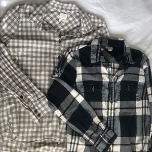 2 (TWO!) J. Crew button shirts
